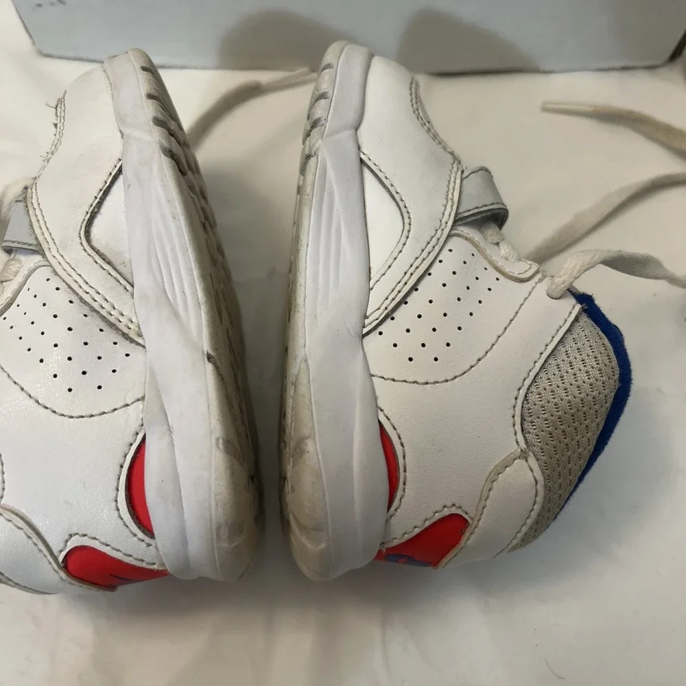 Nike Trainer SC II (TD) 631490-002 Size 6C Child Toddler Unisex White Blue Red